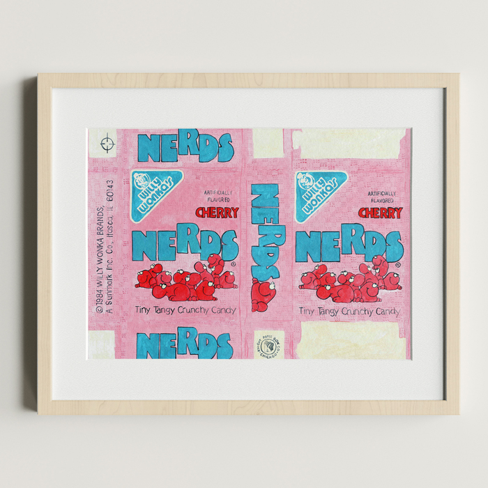 nerds-rosa-marco-decoracion-hogar-sabrina-prieto-obra-grafica